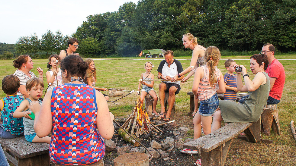 Kampvuur voor kinderen