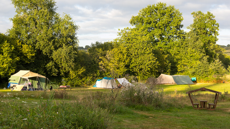 Kampeerplaats grote veld