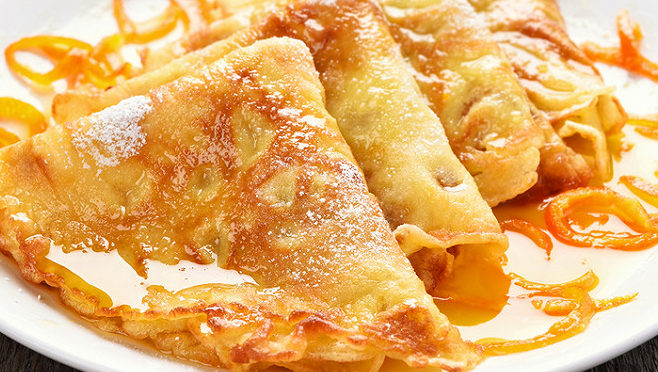 La Chandeleur crepe suzette