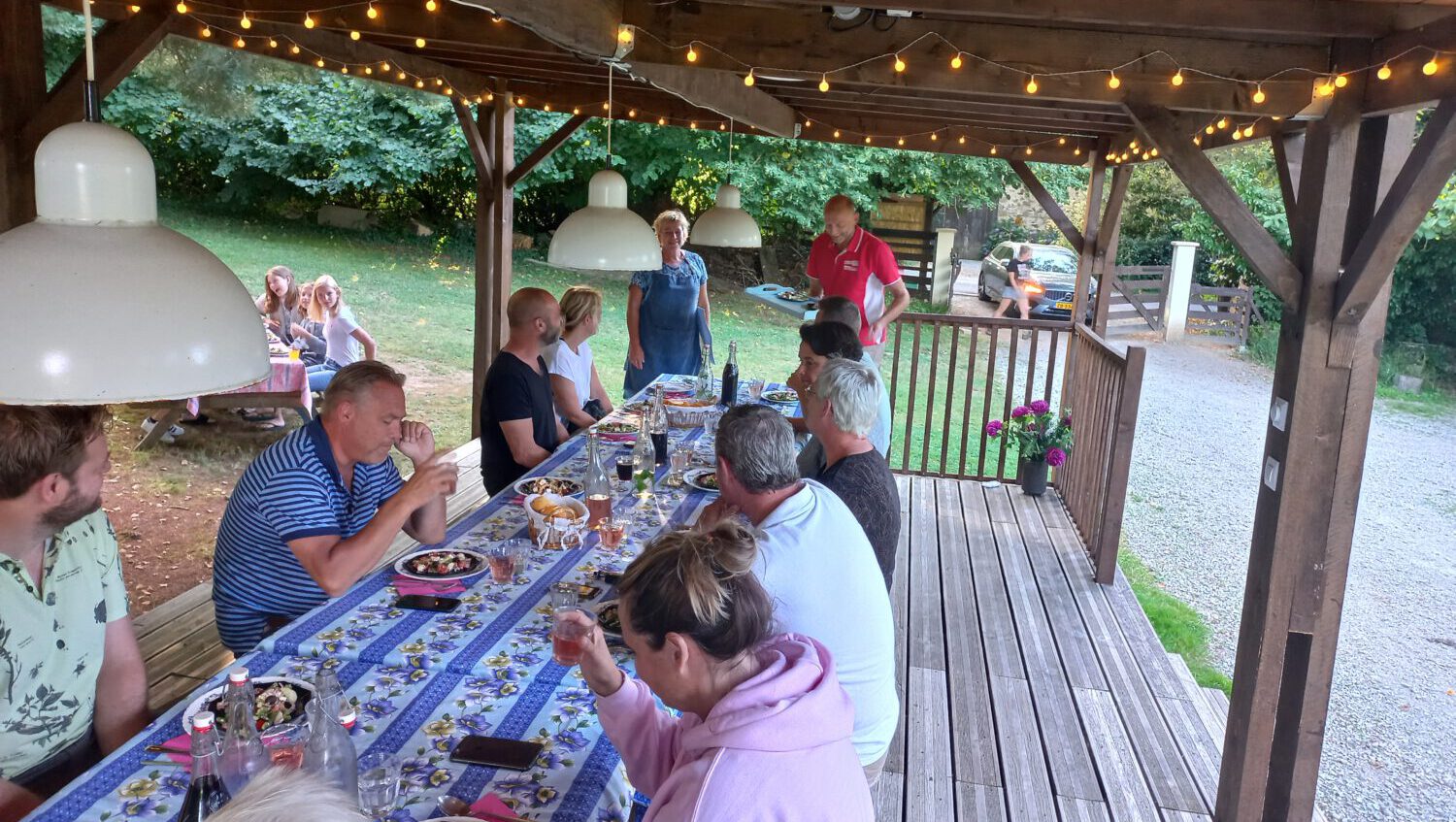 Table d'hote op de camping